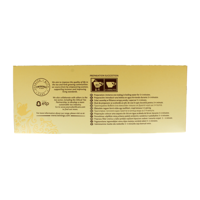 Twinings Earl Grey in bustina sigillata (100 filtri)