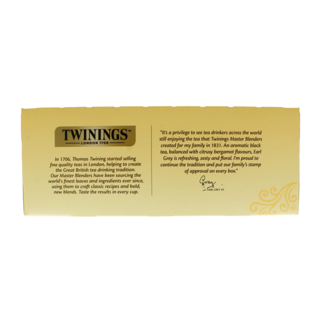 Twinings Earl Grey Teebeutel 100 Beutel