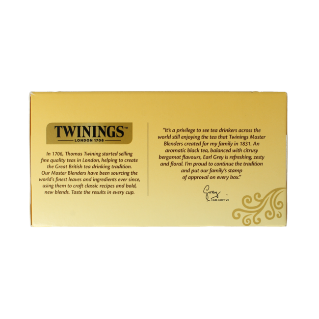 Earl Grey Enveloped Tea Bags - 50 Bags