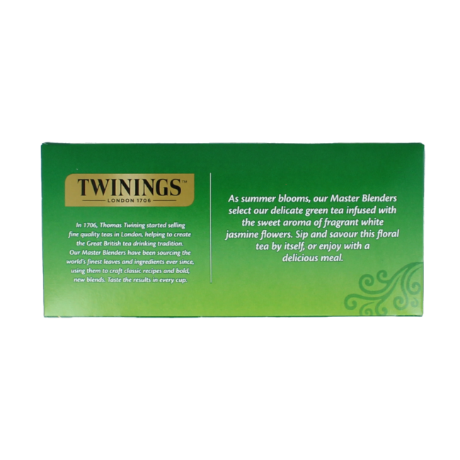 Té verde jazmín 25 bolsitas