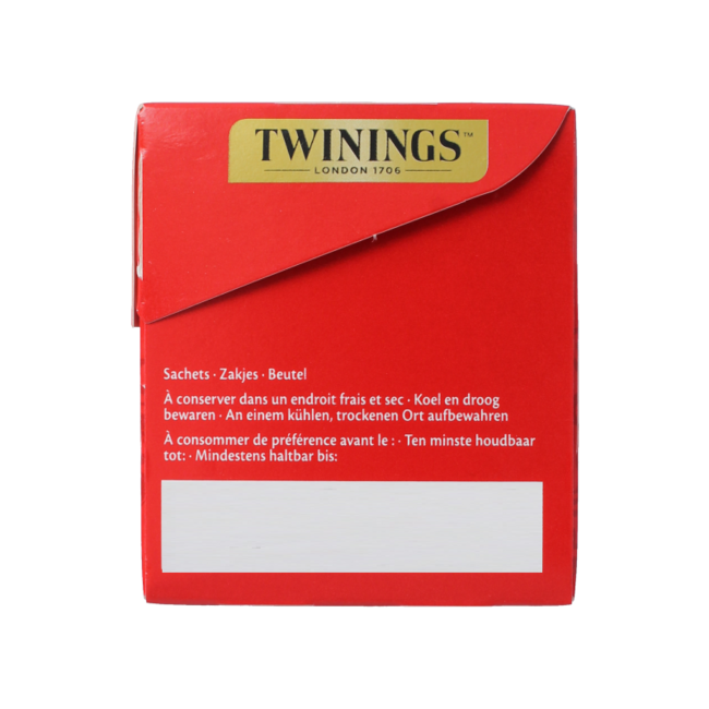 English breakfast tea envelope black 25 bags