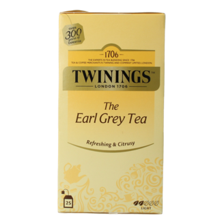 Twinings Earl grey envelop zwart 25 Zakjes