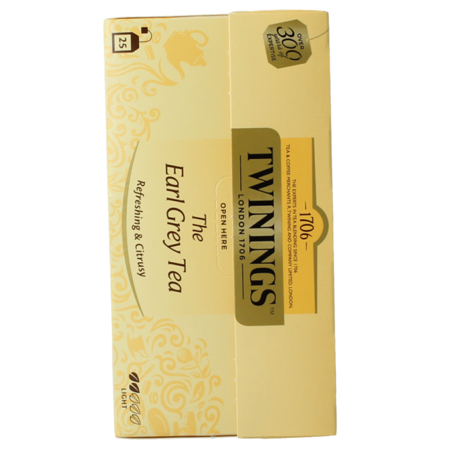 Earl Grey Kuvert Schwarz 25 Beutel