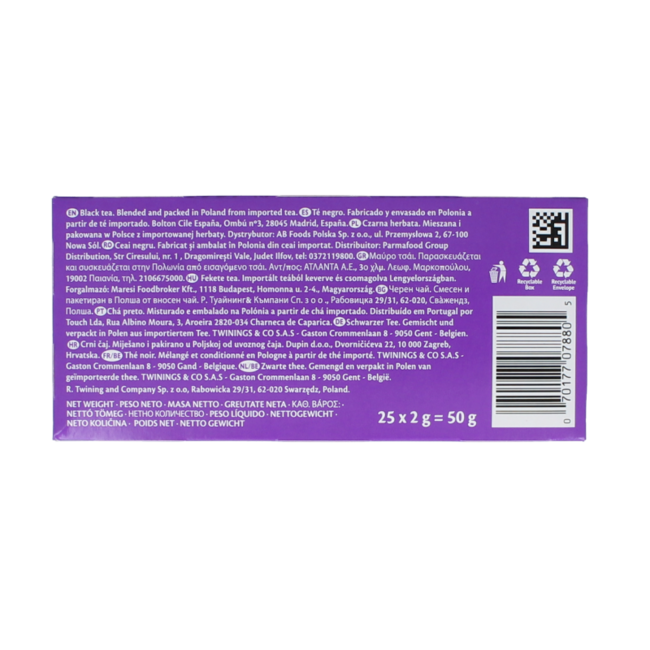 Thé Darjeeling 25 sachets