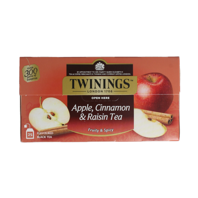 Apple cinnamon raisin 25 bolsitas