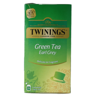Twinings Té verde Earl Grey 25 bolsitas