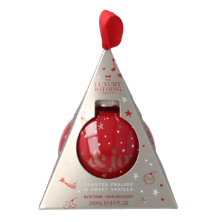 The Luxury Bathing Co Comfort & joy bath soak bauble 250 Milliliter