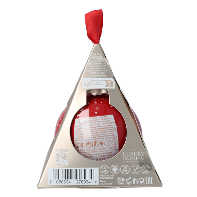 Comfort & joy bath soak bauble 250 mililitrów