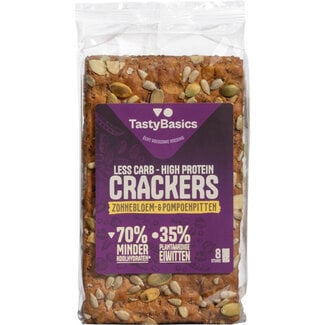 TastyBasics TastyBasics Crackers riches en protéines et pauvres en glucides tournesol/courge 200 g