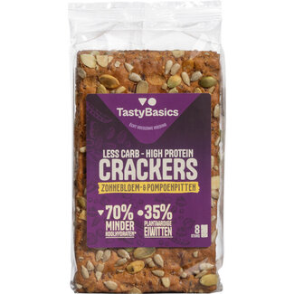 TastyBasics TastyBasics Lower Carb High Protein Crackers Sunflower & Pumpkin Seed 200g