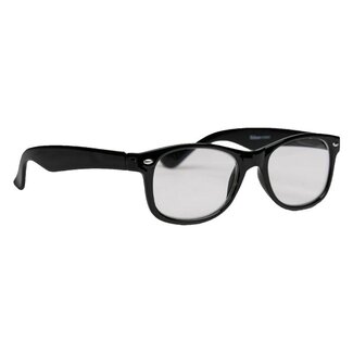 Melleson Eyewear Occhiali da Lettura Melleson Wayfarer Nero Lucido +1.00 1 Pezzo