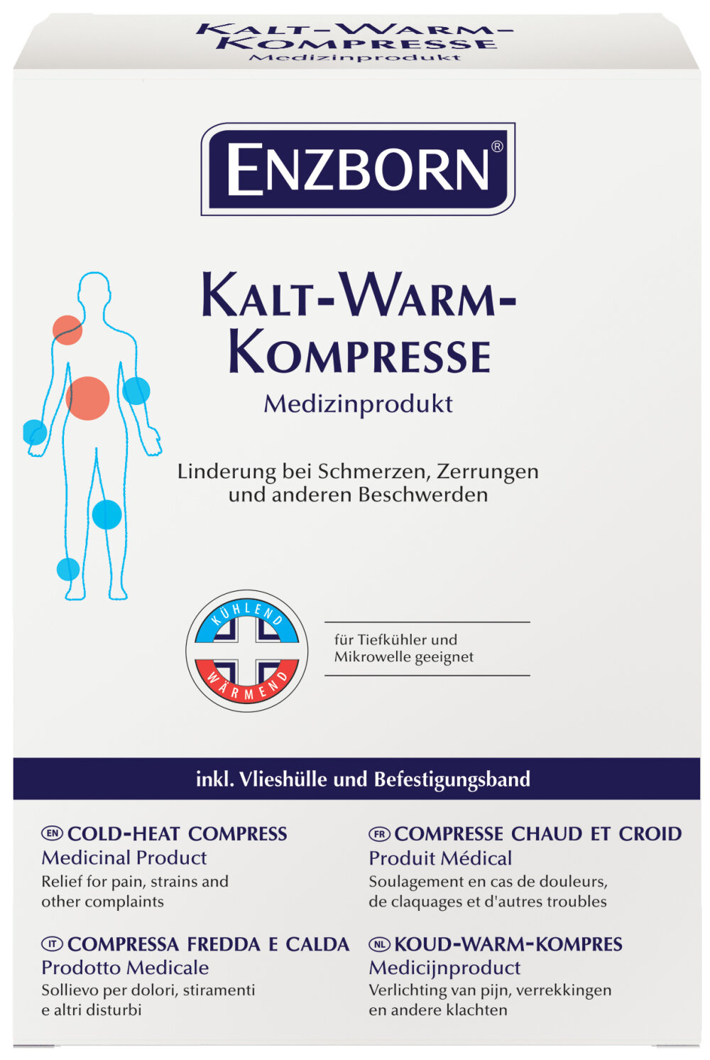 ENZBORN Compressa Caldo-Freddo 12x29cm 1 Pezzo