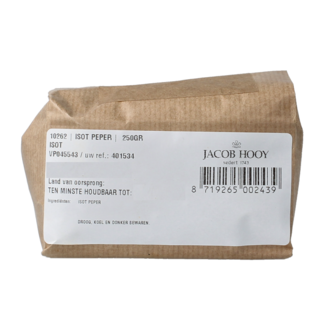 Jacob Hooy Jacob Hooy Isot pepper 250 Gram