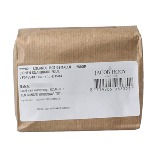 Jacob Hooy Jacob Hooy Icelandic moss ground 250 Gram