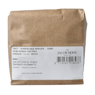 Jacob Hooy Jacob Hooy Shepherd's Purse ground 250 Gram