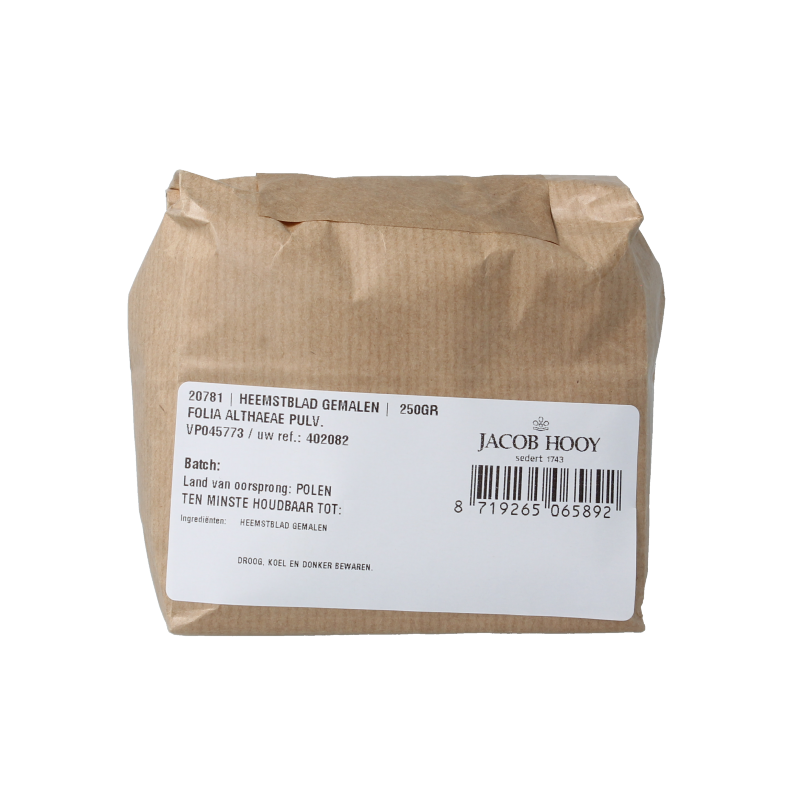 Jacob Hooy Foglie di Altea Macinate 250 Grammi