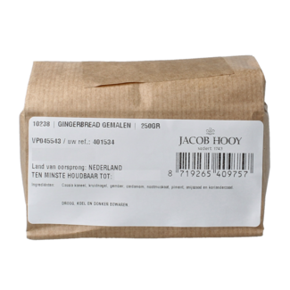Jacob Hooy Jacob Hooy Gingerbread molido 250 gramos