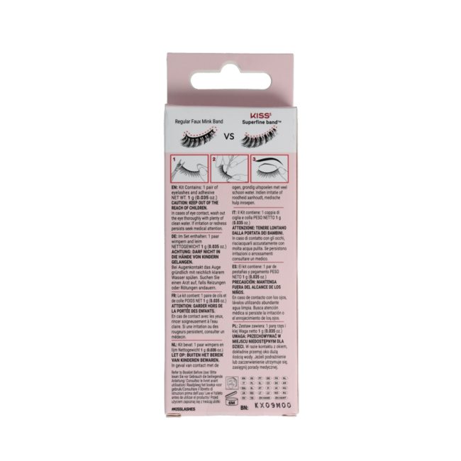Kiss Bare Wimpernkollektion 02 1 Set