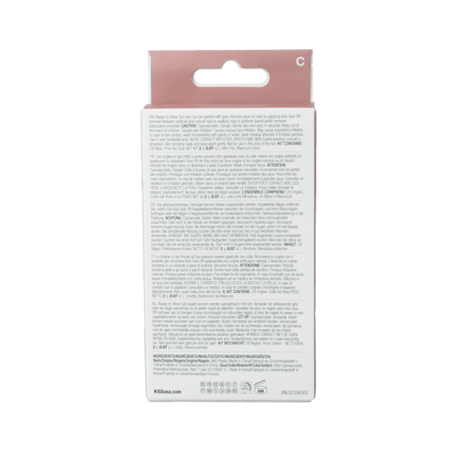 Kiss Bare but better nude glow 1 Zestaw