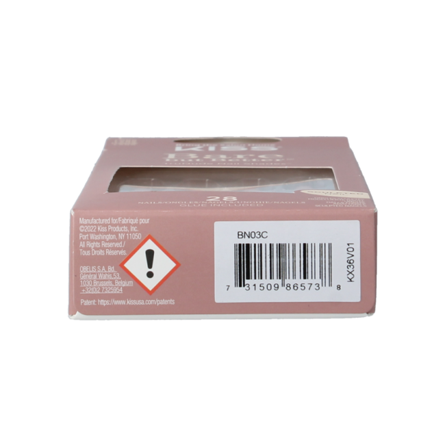 Kiss Bare but better nude glow 1 Set