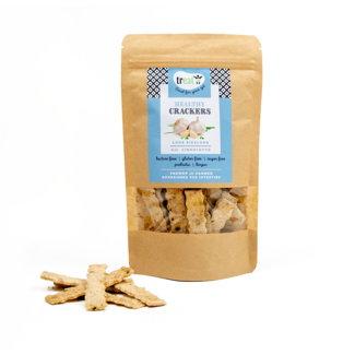 Treat Treat Crackers garlic chives gluten-free 80 Gram