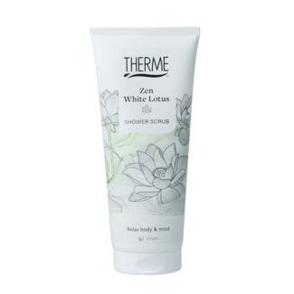 Therme Gommage de douche Zen lotus blanc 200 Millilitres