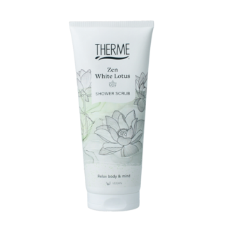 Therme Zen white lotus shower scrub 200 Millilitre