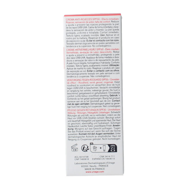 Uriage Roseliane cream SPF30 40 Millilitres