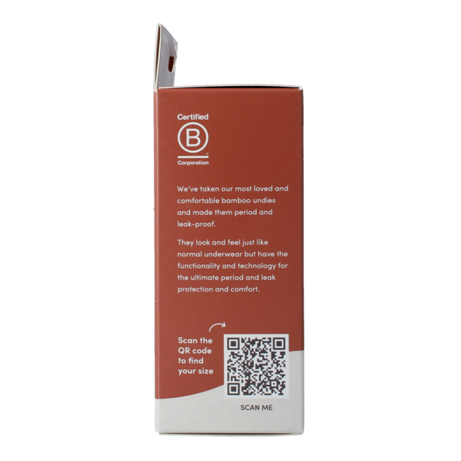 Boody Menstruationsunterwäsche Bikini-Slip Schwarz leicht/normal L 1 Stück