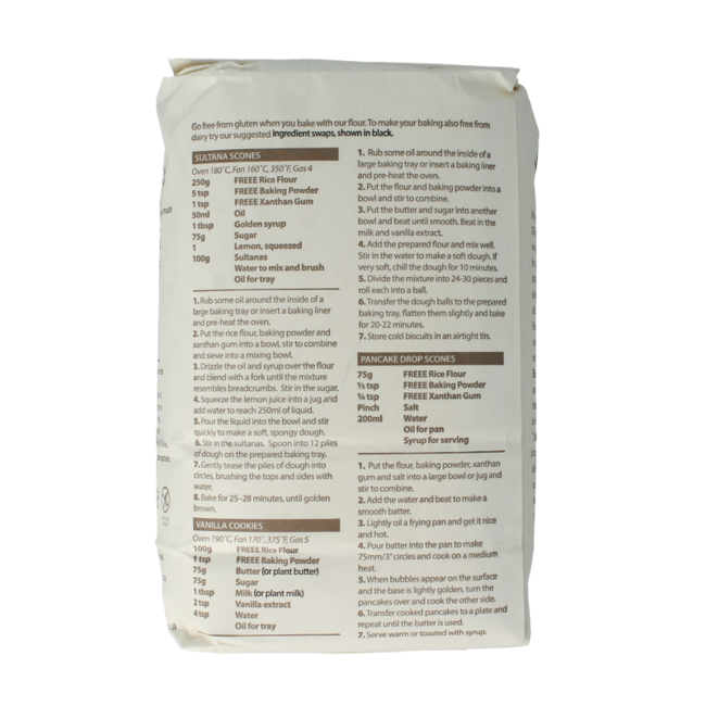 Doves Farm Gluten-free rice flour 1 Kilogram