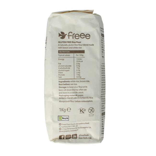 Doves Farm Gluten-free rice flour 1 Kilogram