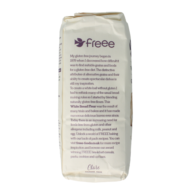 Doves Farm Glutenfreie Brotbackmischung Weiß Bio 1 Kilogramm