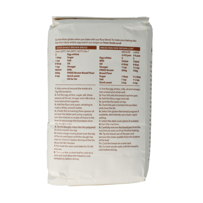 Doves Farm Organic Gluten Free Brown Bread Mix 1kg
