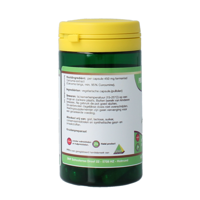 SNP Curcuma fermented puur 30 cápsulas vegetarianas
