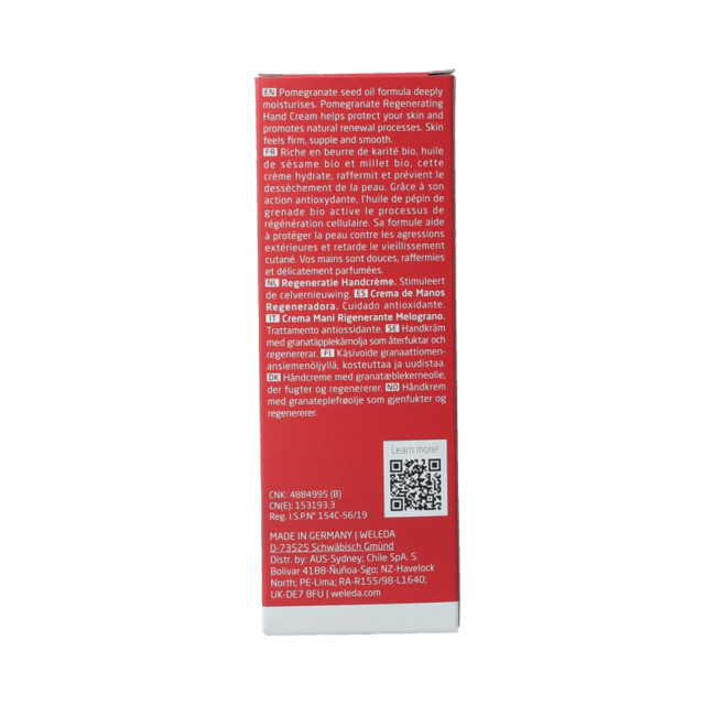 Granatapfel regenerierende Handcreme 50 ml