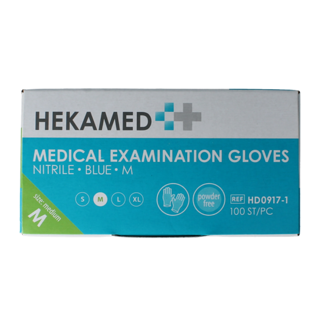 Gants en nitrile souple M 100 pièces