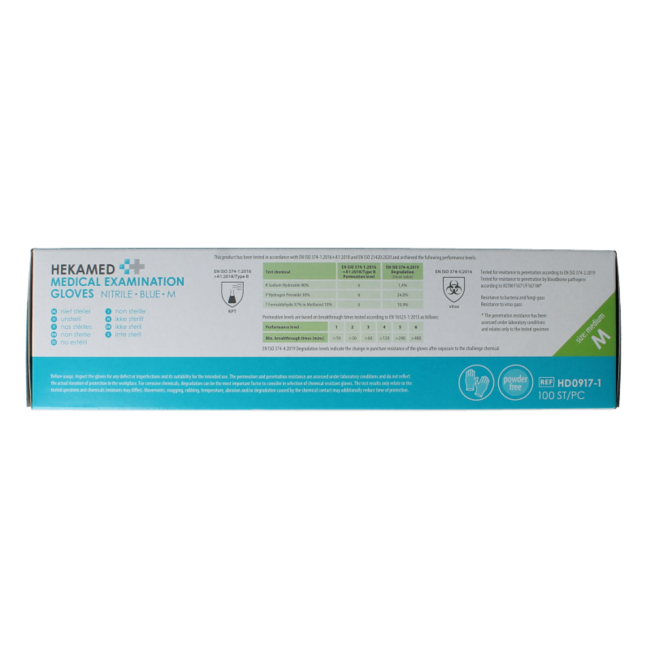 Rękawice soft nitrylowe M 100 sztuk