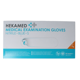 Hekamed Handschoenen soft nitrile S 100 Stuks