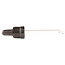 Pipet glas zwart 50ml 10 Stuks