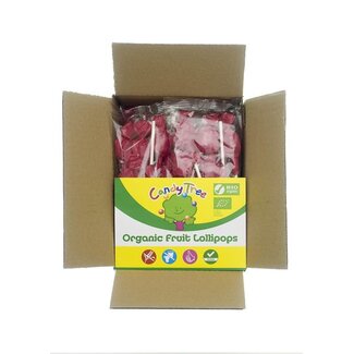 Candy Tree Candy Tree Lecca-lecca al gusto Ciliegia, Ricarica Bio, 42 Pezzi