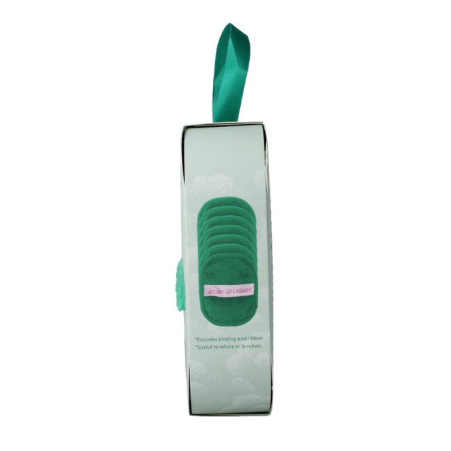 Make Up Eraser 7 Day set green recycled 7 Stuks