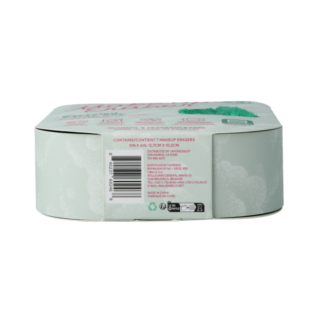 Set Make Up Eraser 7 Giorni Verde Riciclato, 7 Pezzi