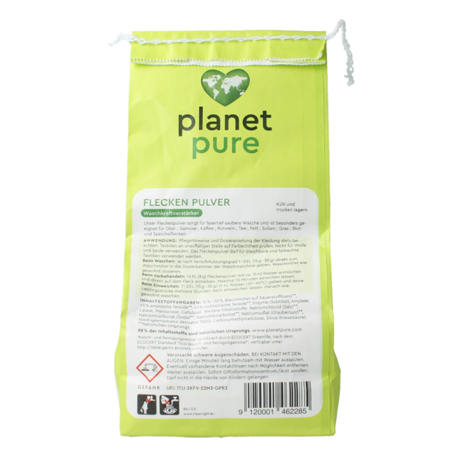 Planet Pure stain remover for coloured laundry 450g