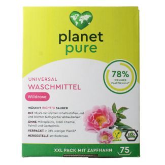 Planet Pure Lessive liquide universelle Planet Pure rose sauvage 3 litres