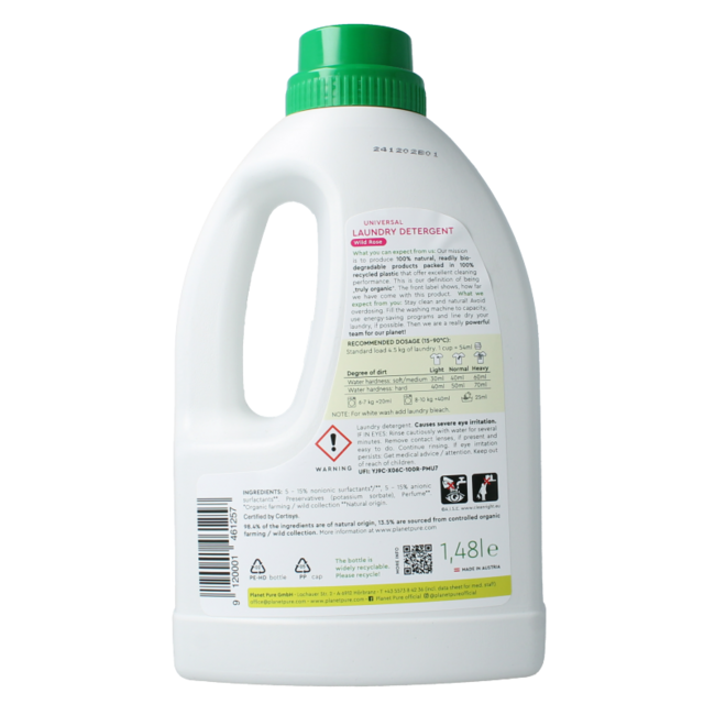 Universal liquid detergent wild rose 1480 Millilitres
