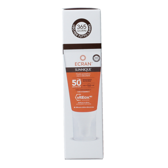 Ecran Sunique Gesichts- und Dekolleté-Creme SPF50 50 Milliliter