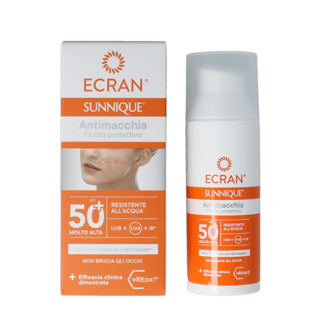 Ecran Sunique facial anti vlekken SPF50 50 Milliliter