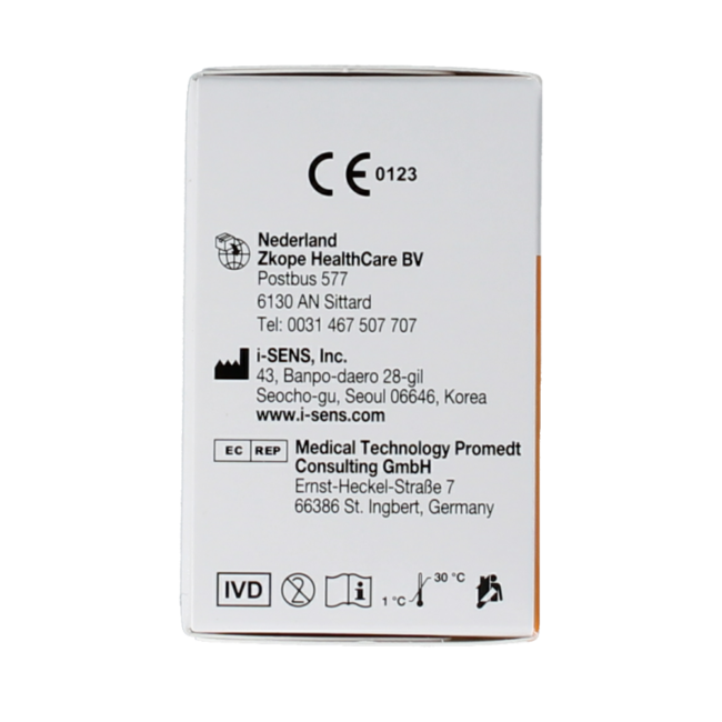 Bandelettes de test de glycémie Caresens N 50 pièces