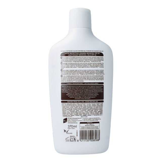 Ecran Broncea Milch SPF30 370 Milliliter