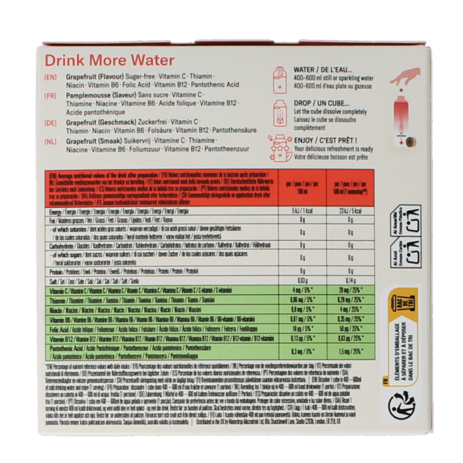 Microdrink Pompelmo Estivo, 12 Pezzi